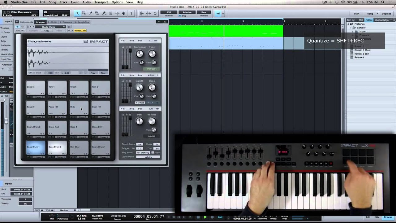 Nektar LX  49 and Studio One Artist