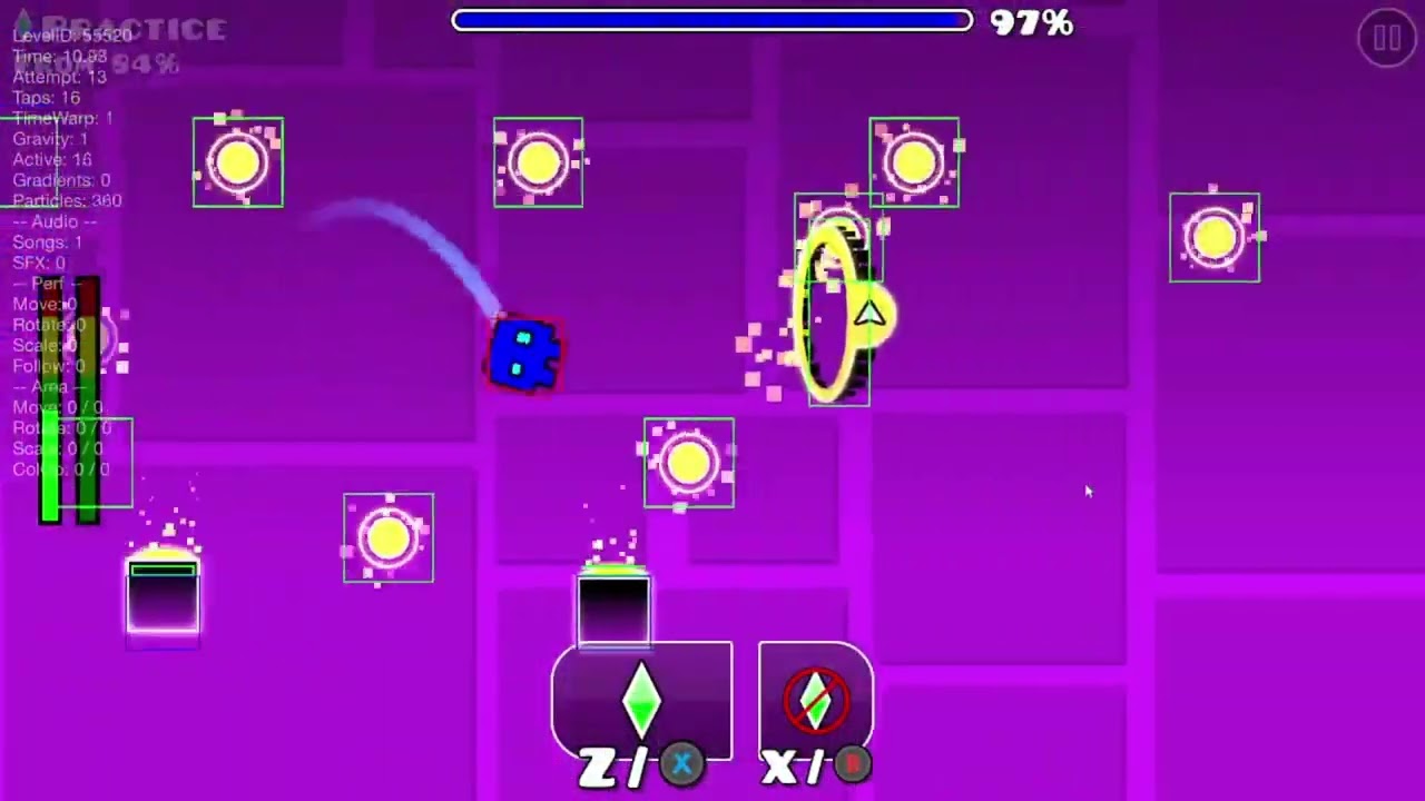 I BEAT THE LIGHTNING ROAD(my second easy demon)