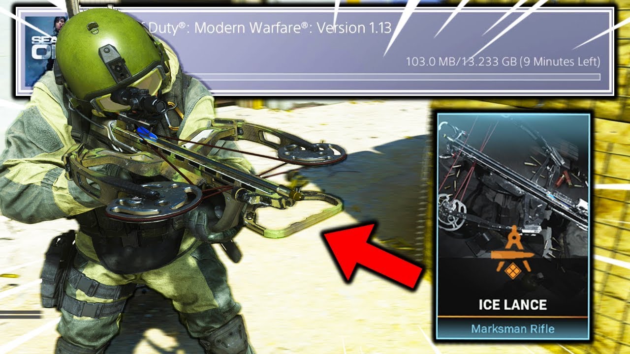 the NEW 1.13 MODERN WARFARE UPDATE... (they added a crossbow)