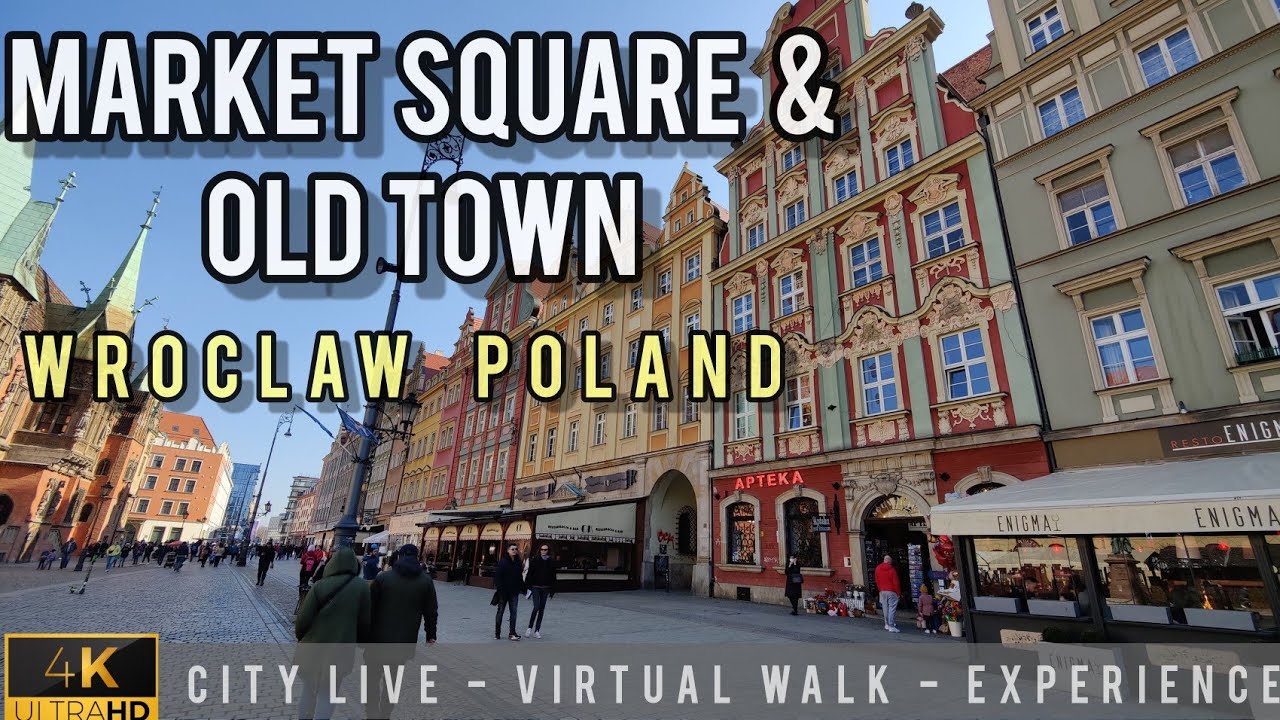 🇵🇱 Exploring Wroclaw market square and old town.