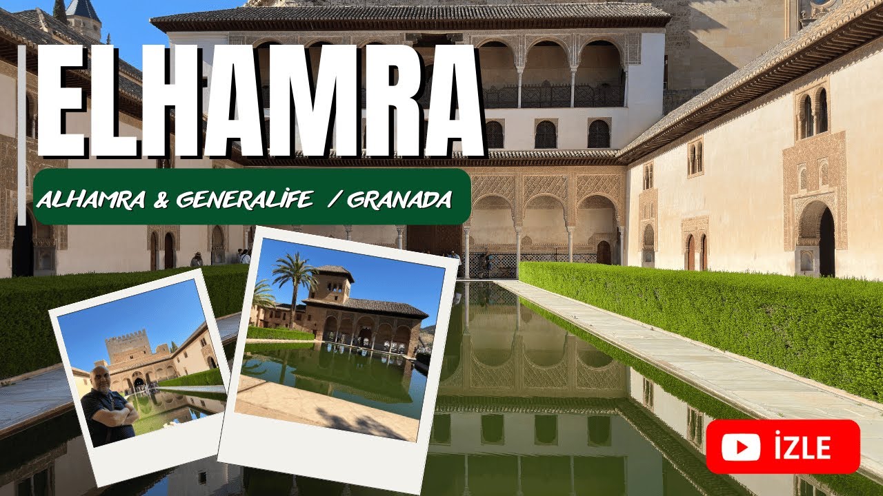 Elhamra Sarayı - Granada ❤️🕌🌹 Alhamra Sarayı Gezisi ve Tanıtımı #alhamra
