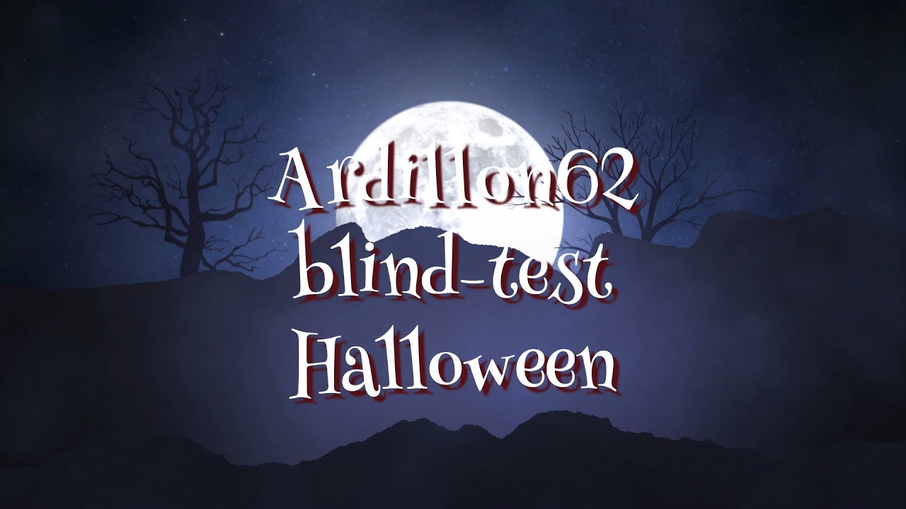blind test halloween
