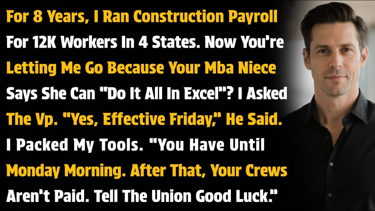 For 8 Years, I Ran Construction Payroll For 12,000 Workers In 4 States. Now You&rsquo;re Letting Me Go&hellip;