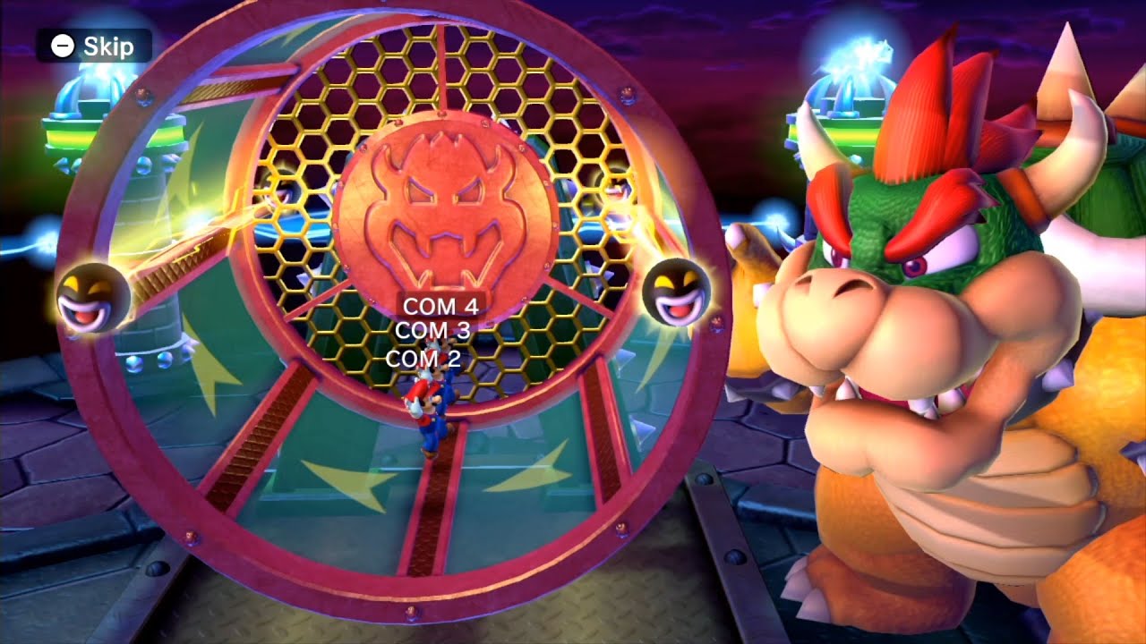 Mario Party 10 - (Bowser Board - Amiibo Party)  Amiibo Team Mario vs Bowser Amiibo