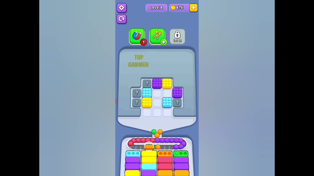 Marble Sort! level 8 gameplay walkthrough solution