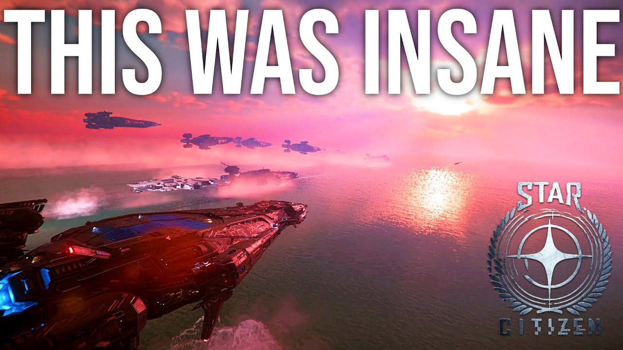 Star Citizen - EPIC FLEET ARRIVAL on Pyro IV | Cinematic 4K