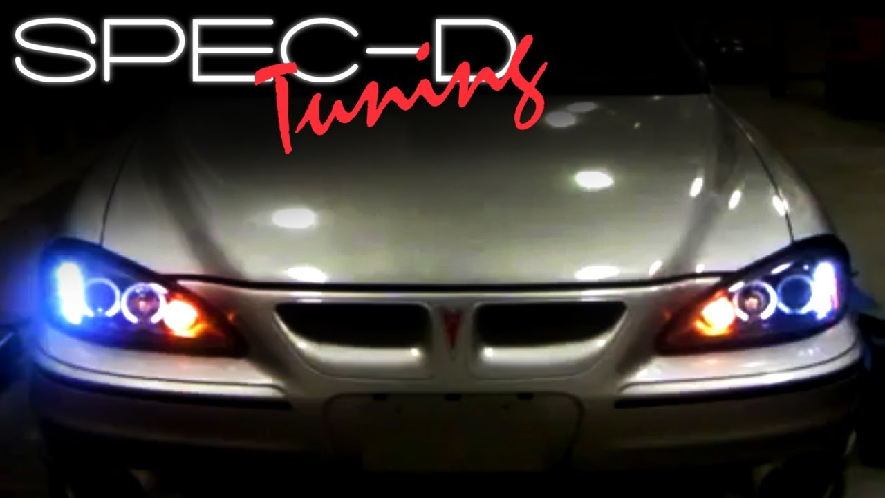 SPECDTUNING Installation Video: 1999-2005 PONTIAC GRAND AM PROJECTOR HEADLIGHTS INSTALLATION