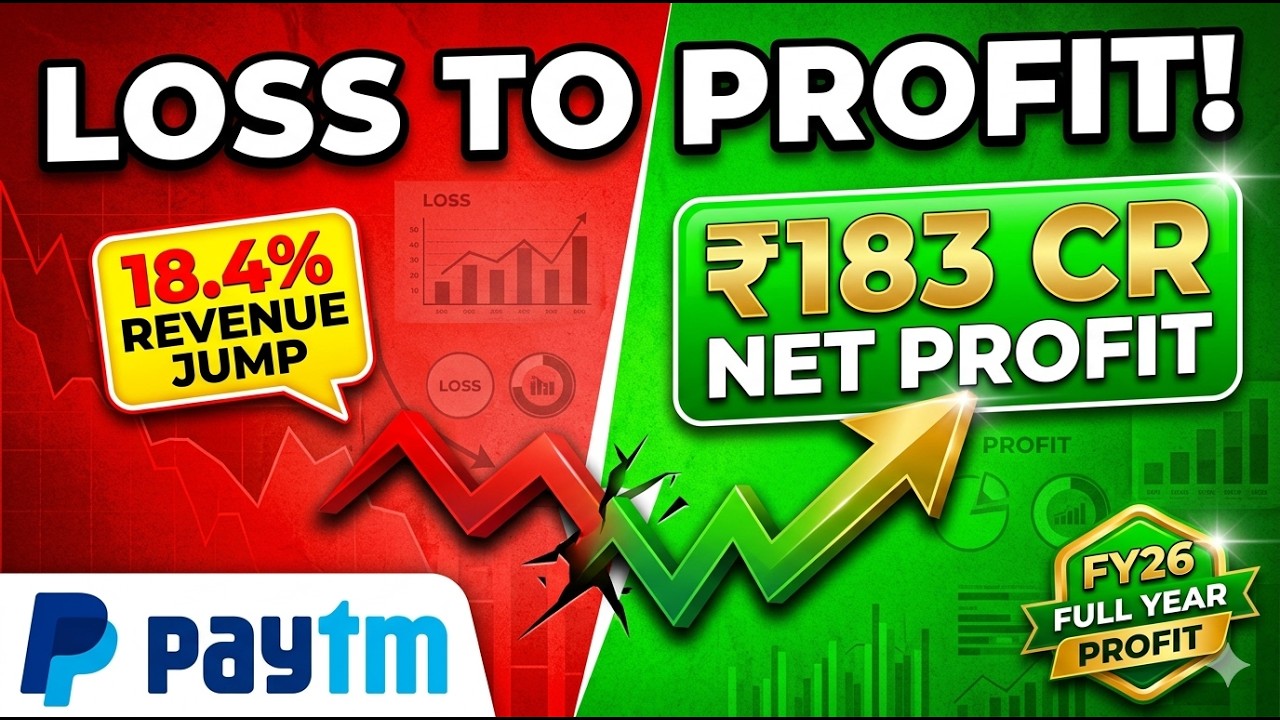 Paytm Q4 Results: Huge Turnaround! ₹183 Cr Profit vs ₹545 Cr Loss | Revenue Up 18.4%