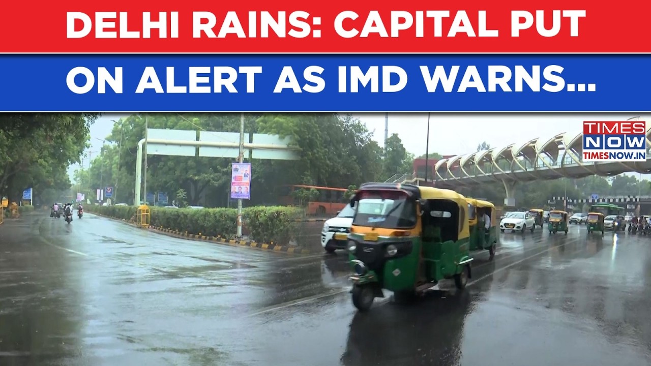 Delhi Rain: India&rsquo;s Capital On Alert As IMD Warns Of Thunderstorm, Gusty Winds| Extreme Weather Till