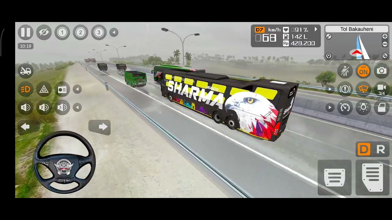 Sharma Travels Volvo B8R SLX Eagle Livery | Unedited Beast on Indian Roads 🔥RAW POWER 🦅