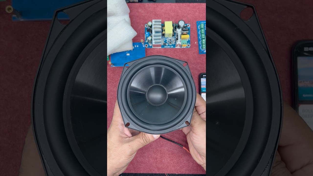 5.25&Prime; Woofer with Black Injected PP Cone #dsvinnovations #bass #reels #shorts #bassboosted #sony