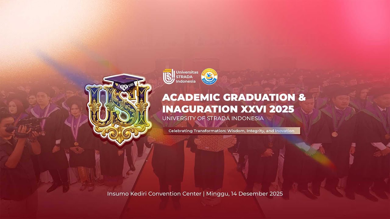 Academic Graduation & Inaguration XXVI 2025 University Strada of Indonesia Day 1 full