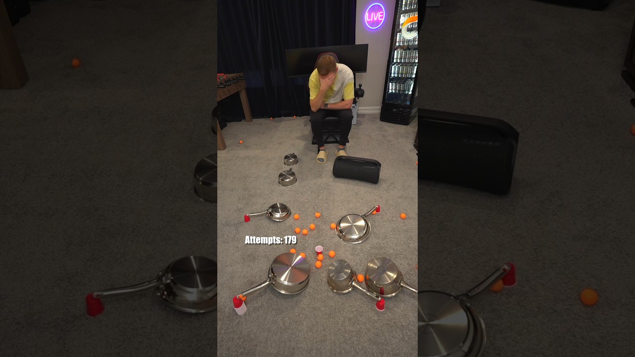 Ping Pong Trick Shot! (Mario)