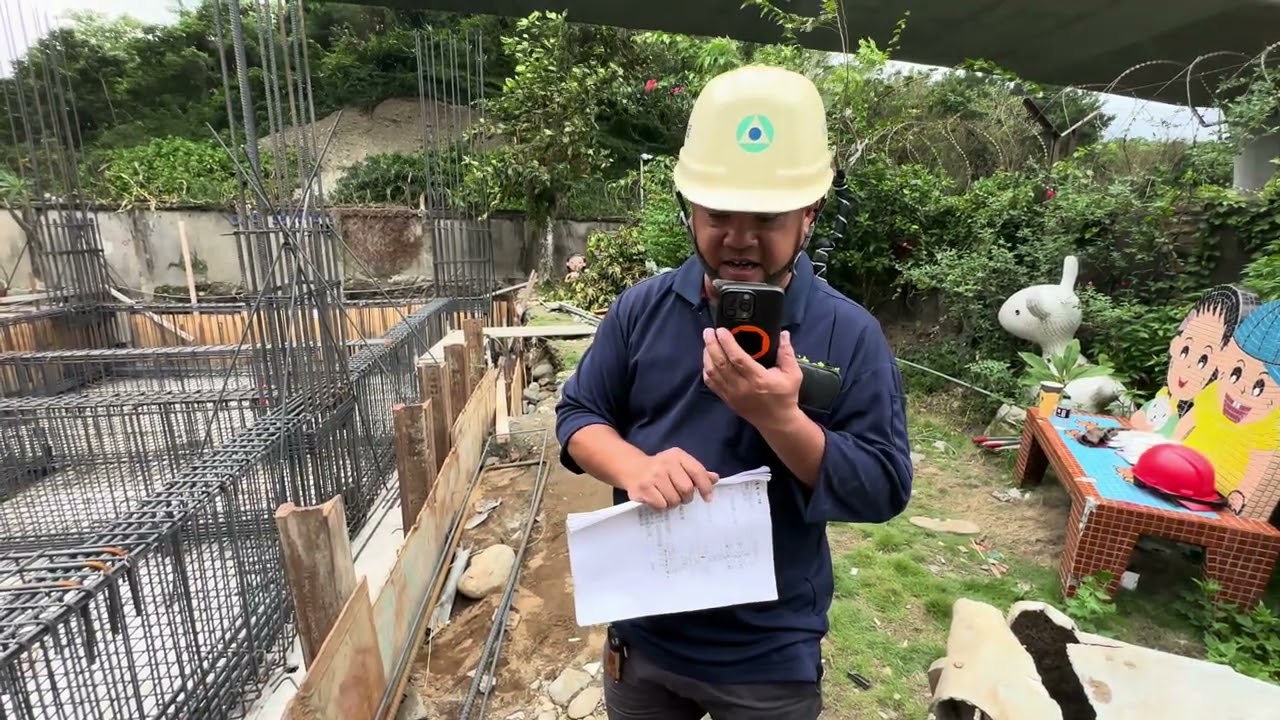 鋼筋材料強度及地樑綁紮查驗