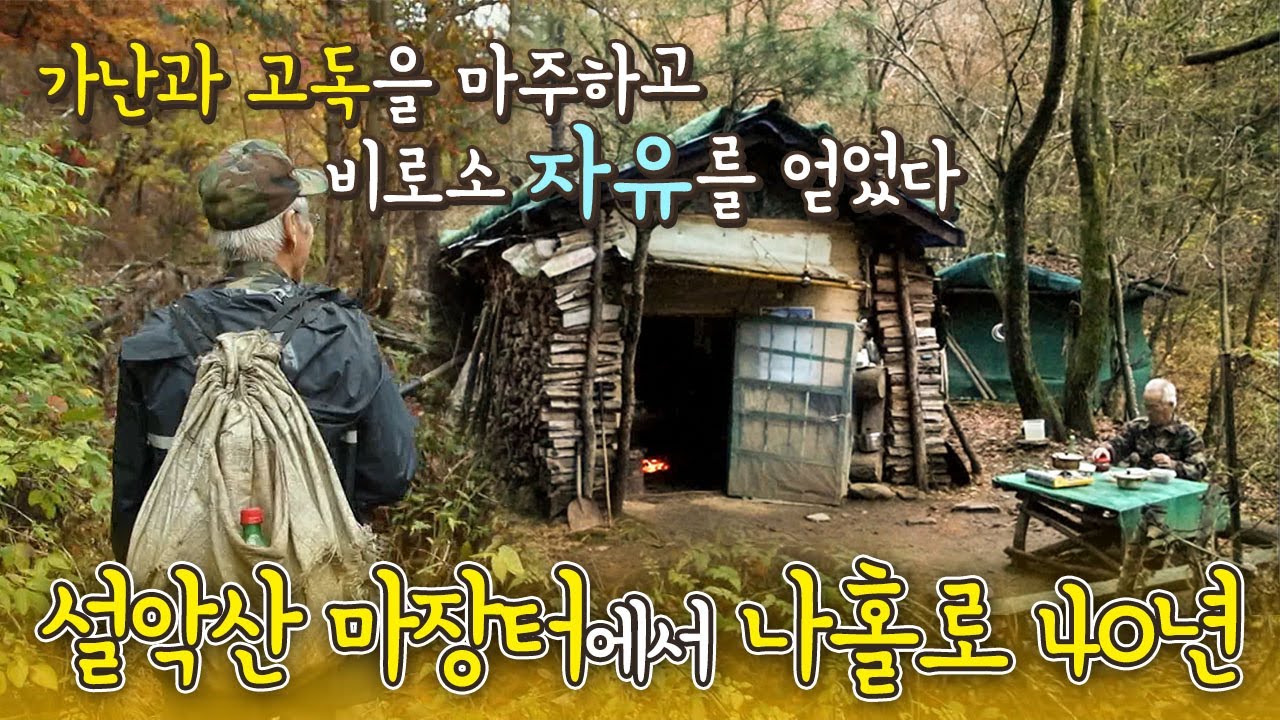 모두가 벗어나려 발버둥 치는 '가난과 고독' 속에서 나 홀로 40년, 자연을 닮고서야 비로소 자유를 얻었다 | 나 홀로 오지 마장터 자연인 할아버지 | 한국기행│#골라듄다큐