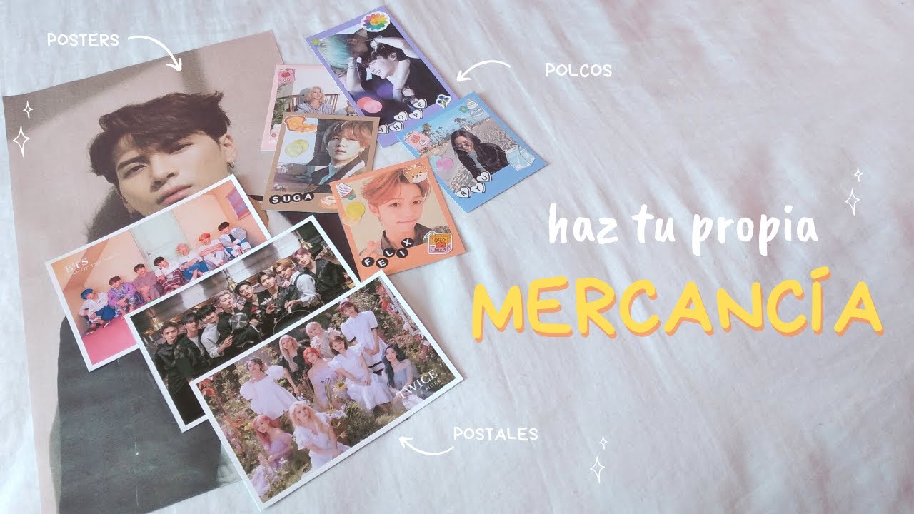crea tu propia mercancía - DIY's KPOP | jmafer