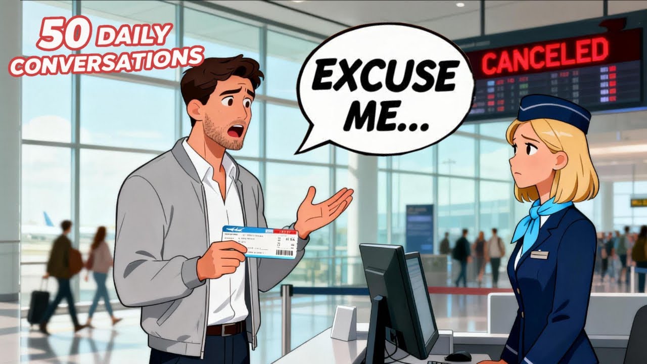 50 Simple Daily English Conversations for Beginners | Everyday English (A1–A2)