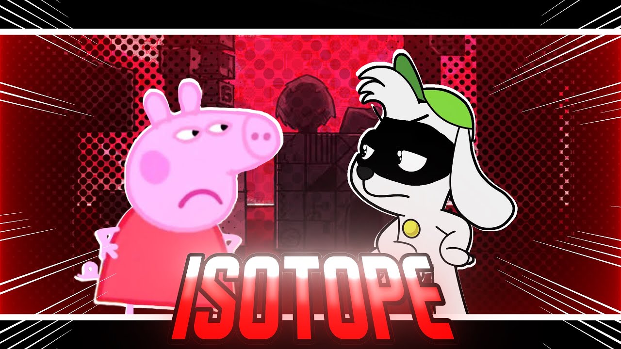 FNF Cover || Isotope but Peppa & Doki sing it || FNF: Hypno's Lullaby v2 Cover