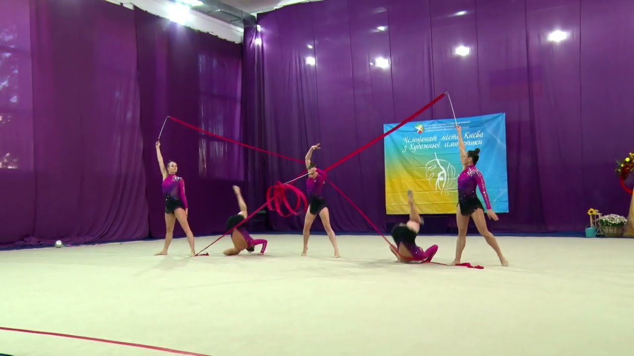 Highlights of group performances of gymnasts of MS of the Championship of Kyiv #12