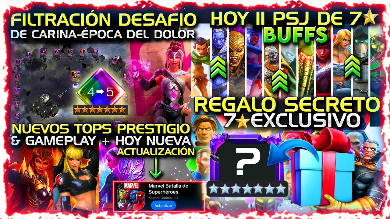 REGALO “OCULTO” x11 7⭐️HOY📈 | GUANTELETE DE ARES xR5 NUEVO TITULO - NUEVOS PSJ TOP & MÁS | MCOC