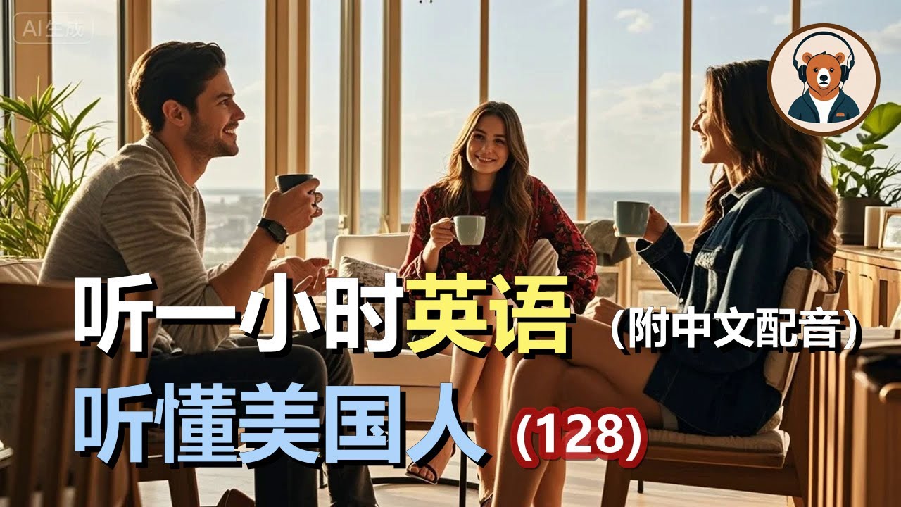 🎧附中文配音：日常英文听力 128｜快速提升英文理解能力｜结合中文配音解说｜为英语学习者量身打造的超效训练法｜零基础学英文｜美国人英文美国口音练习｜听力训练｜轻松学英文｜零基础学英文