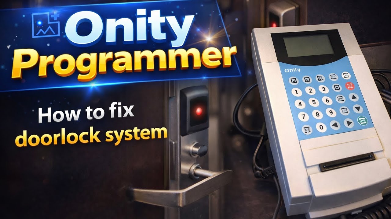 onity programmer keycard system, how to load #hotel