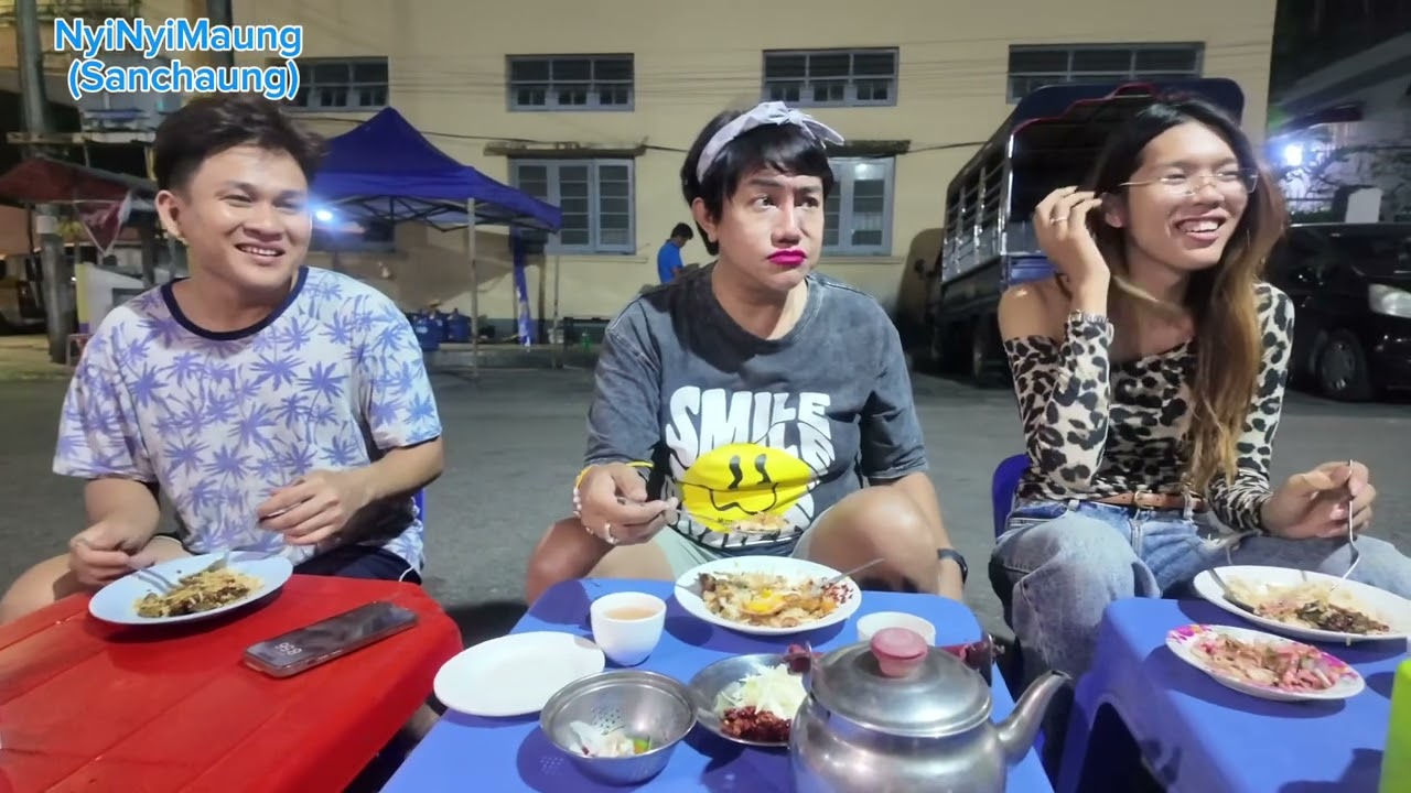 ကမ်းနားလမ်း နဲ့ ကိုင်းတန်းလမ်း ဒေါင့် မှာရှိတဲ့ ကိုင်းတန်းလမ်း ည လုံးပေါက် ထမင်းကြော်…