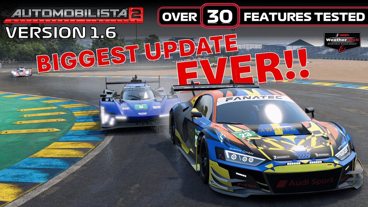 AMS2 V1.6 Biggest Update Ever!!  - Over 30 Features Tested