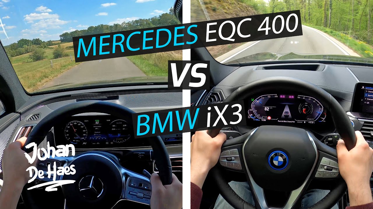 MERCEDES EQC 400 VS BMW iX3 POV TEST DRIVE
