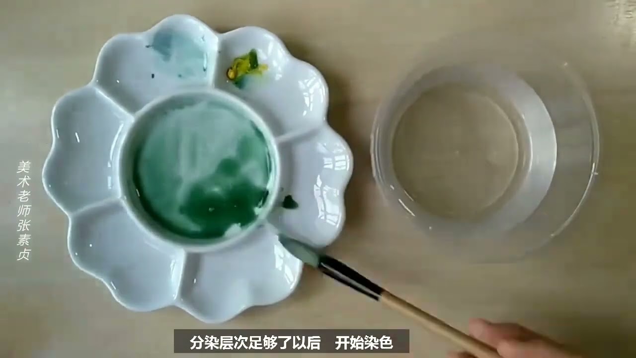 成人零基础工笔画《蜗行蝶兰》讲解教程