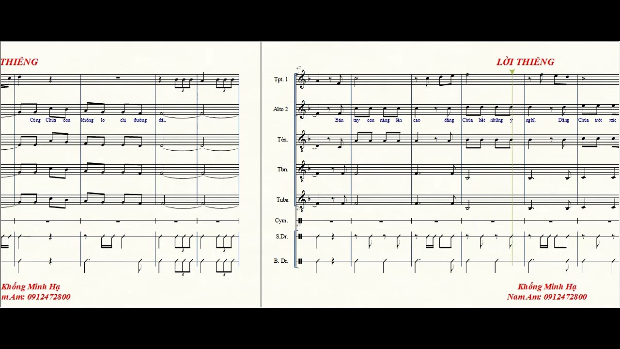 Lời Thiêng ..Tổng phổ