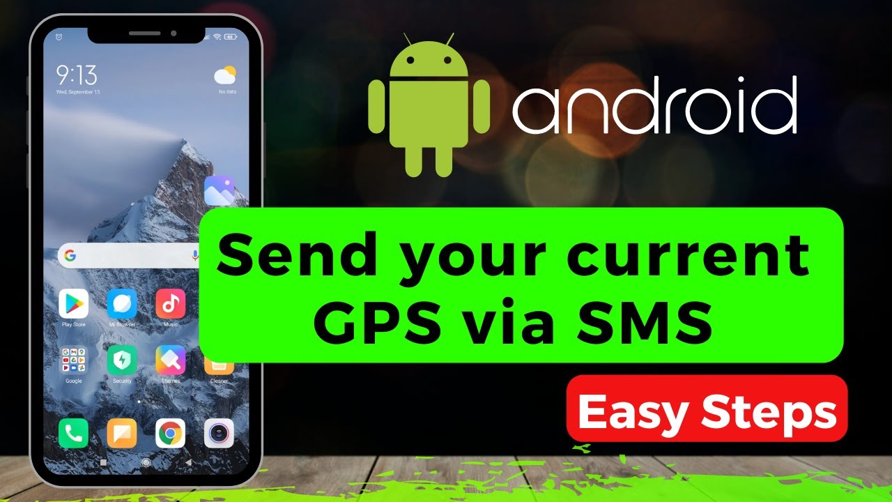 Send your Current GPS Location via SMS in Android !