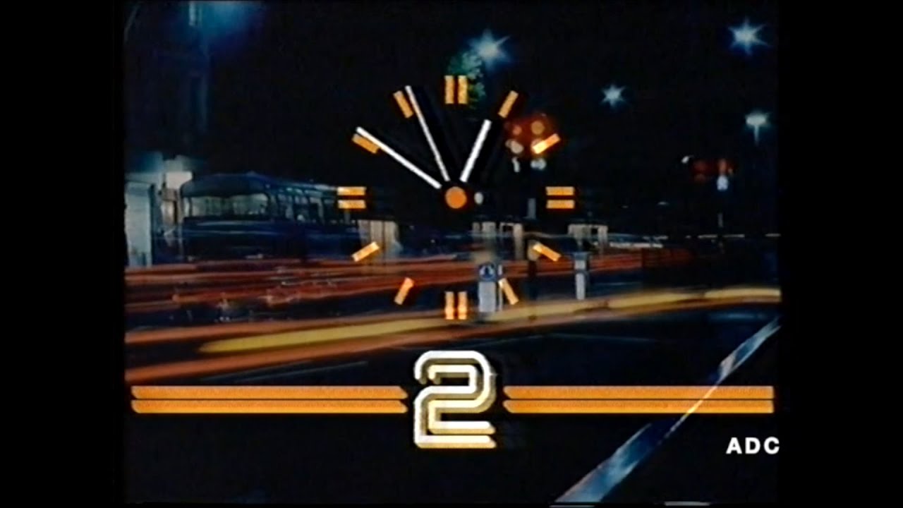 BBC2 link announcer Andy Cartledge & closedown with music 3rd May 1981