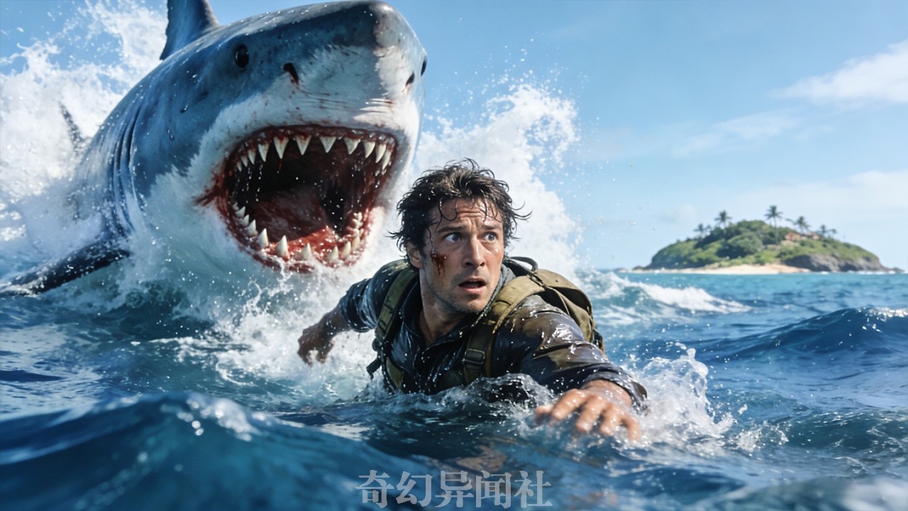 Девочка убежала от акул на необитаемом острове, но упала в змеиную яму!