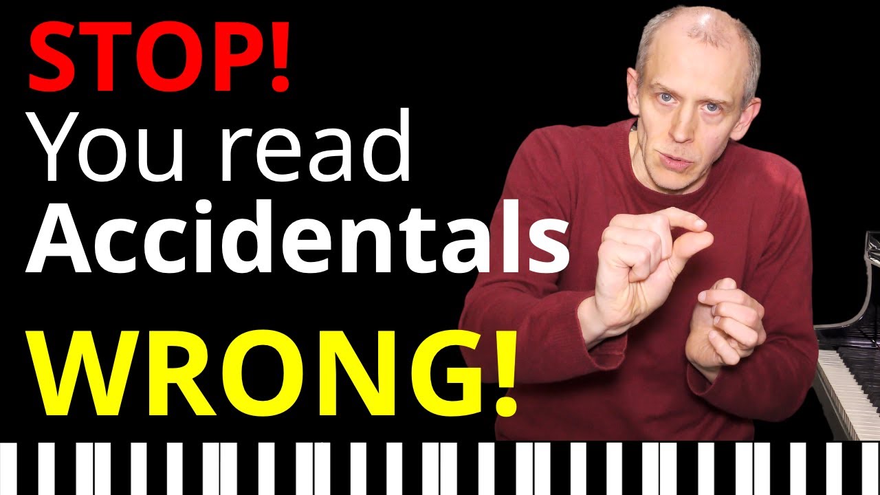 5 EASY TIPS to Read Accidentals Without Getting Stuck (at the piano)