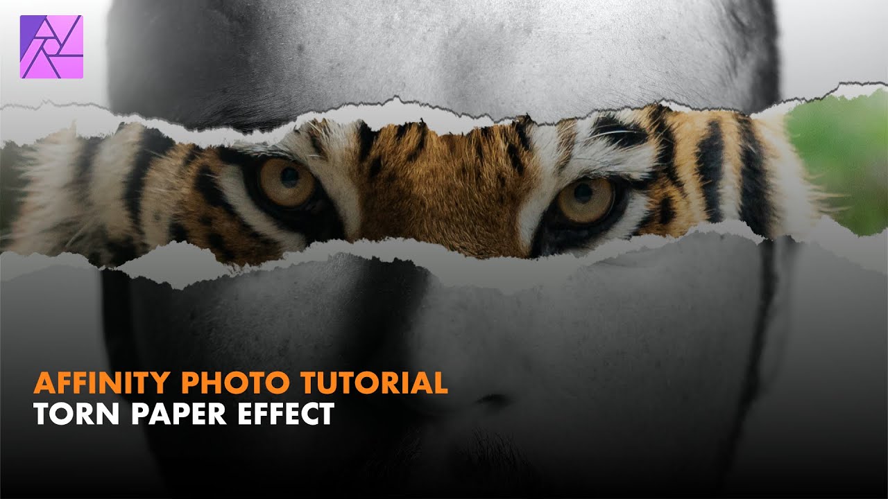Affinity Photo Tutorial: Paper Tear Effect