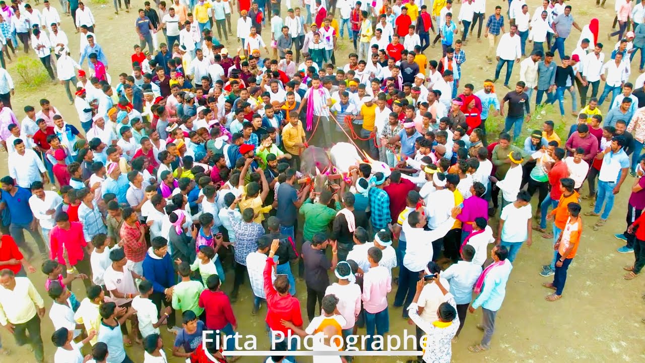 मथुर सर्ज्या बकासुर सरपंच प्रेक्षणीय लढत💥 माळशिरस ६१फटा मैदानात भेट घेतली सर्व बैलानची।सर्व ड्रोनने