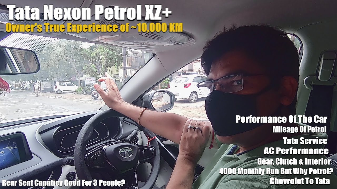 Tata Nexon 2020 XZ+ Petrol Owner's True Experience Of 10,000 KM|Power|Mileage|Noise|First Tata Car