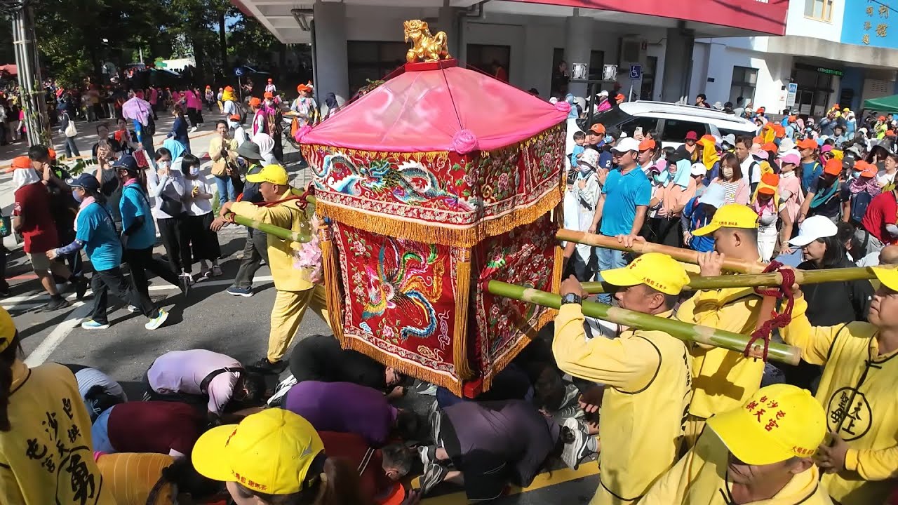 「三神護佑．南投同慶」！「白沙屯拱天宮」「松柏嶺受天宮」「松柏嶺崇受宮」共同贊境南投藍田書遶境大典