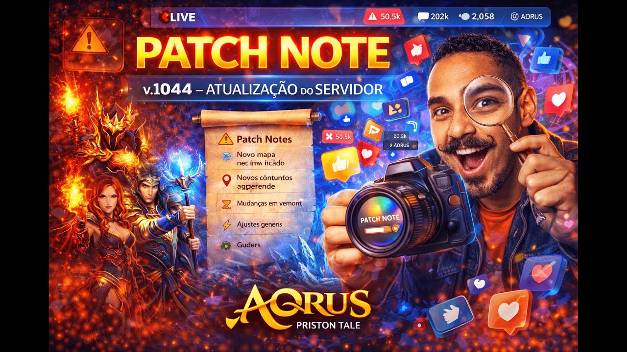 Atualização V.1044 / Aorus Priston Tale