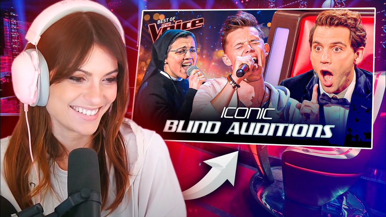 REACCIONANDO a LO MEJOR de la VOZ 🎤 🎧 | Cristinini