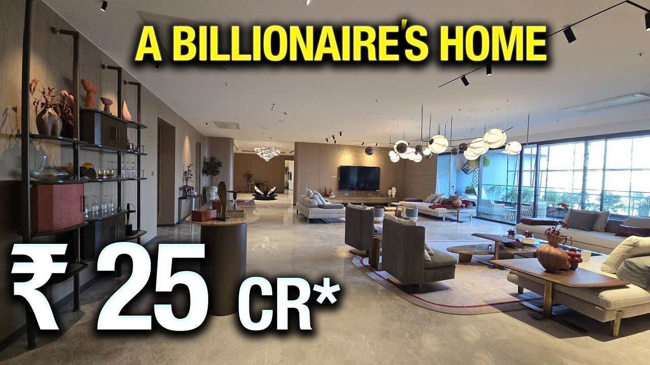 Inside a ₹ 25 Cr Billionaire’s Home in Hyderabad, INDIA