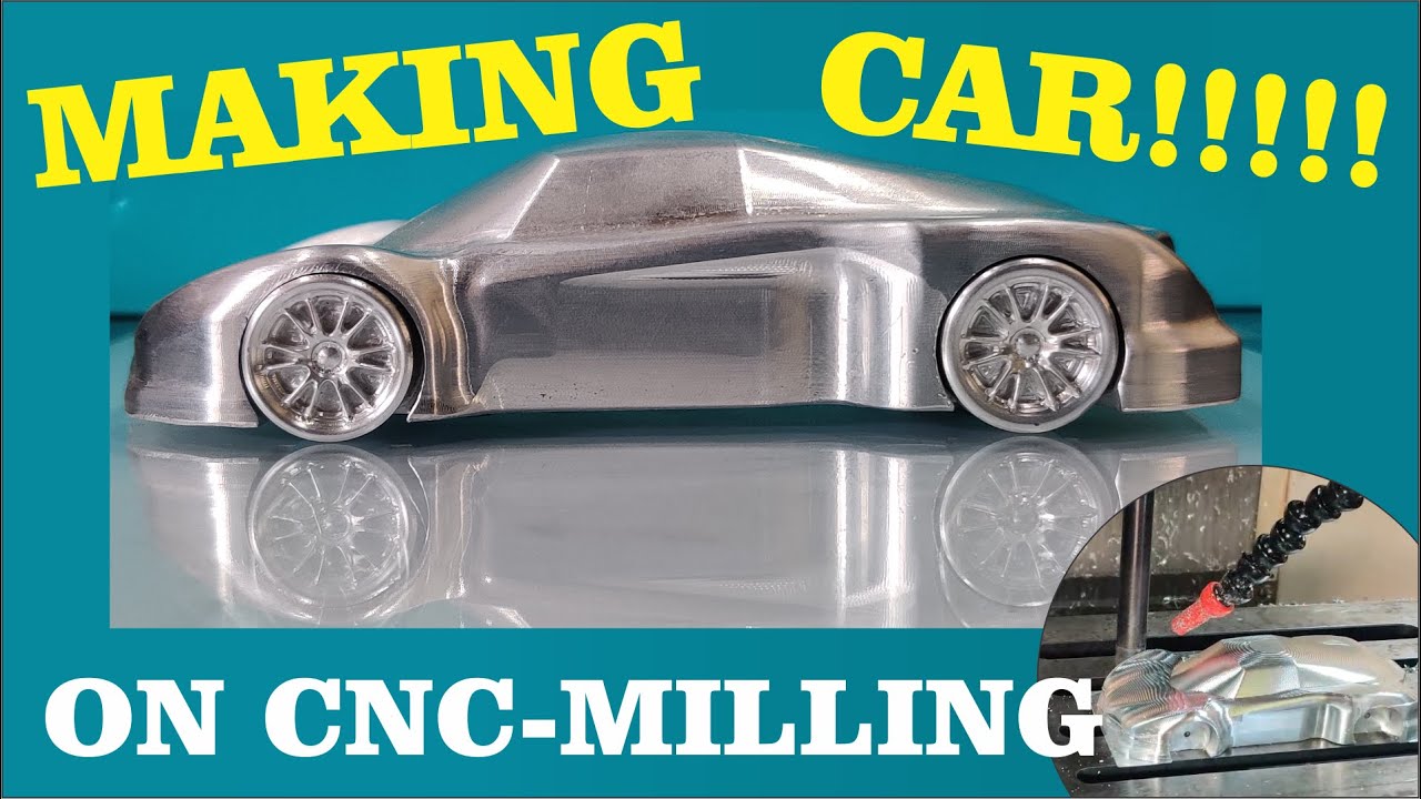 MAKING CAR ON CNC-MILLING | CAM 3D PROGRAMMING | WORKNC CAM PRACTICAL | GVTC | #CAR