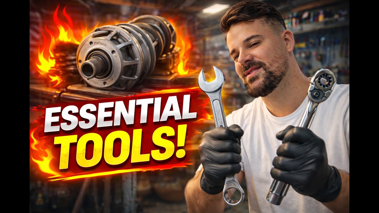 How to pull apart a snowmobile clutch 