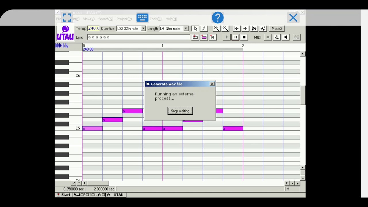 UTAU on android phone test