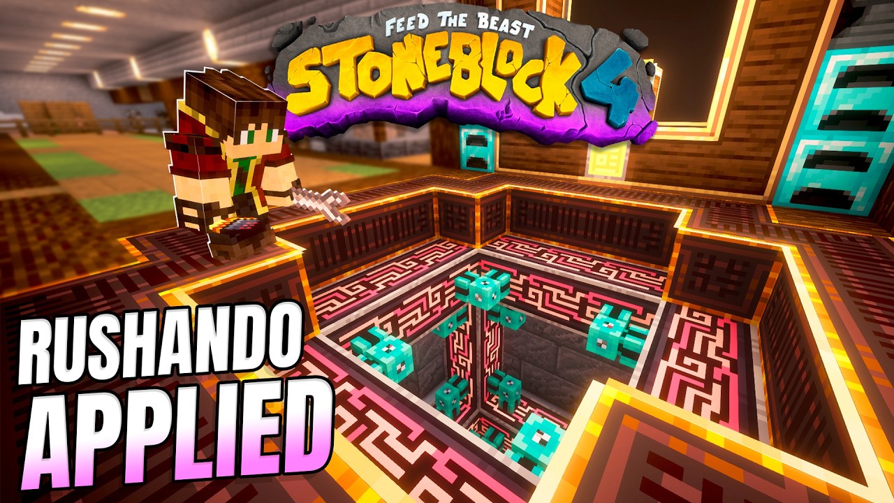 RUSHANDO O MODPACK PARA FAZER O APPLIED ( Finalmente!!!) StoneBlock 4 #07