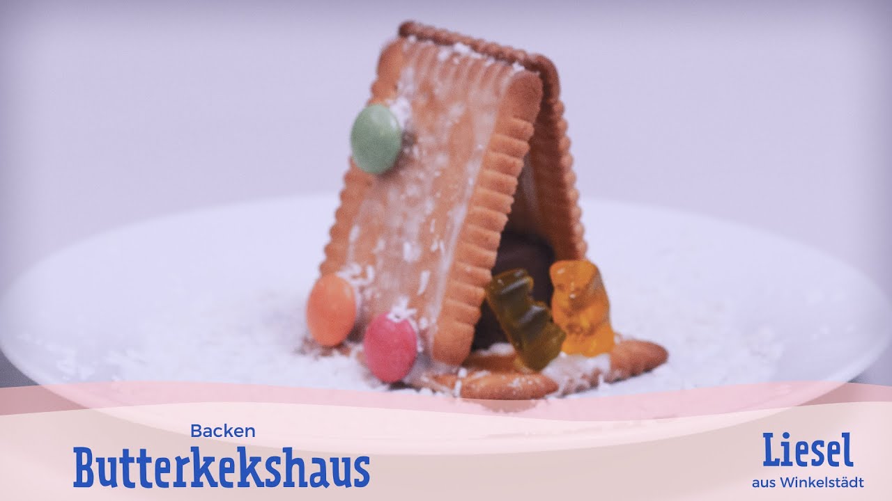 Tutorial ~  Butterkekshaus ~ Weihnachten