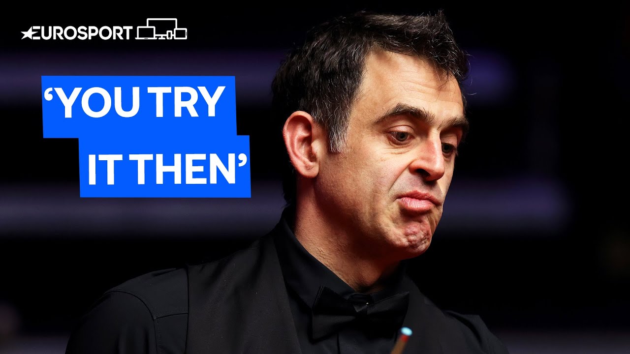 &lsquo;You Try It Then&rsquo; | Ronnie O&rsquo;Sullivan Tells Referee To Take Shot! | Eurosport Snooker