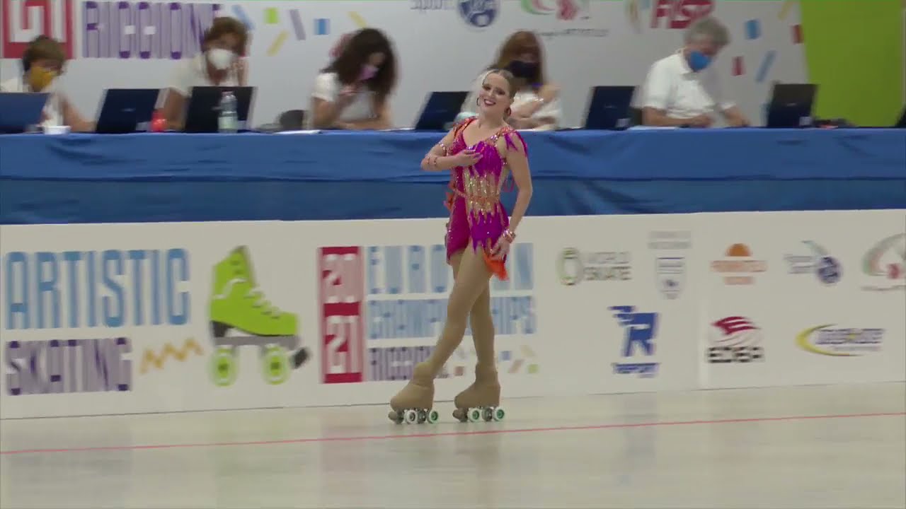 Ana Walgode - Style Dance at Europeans 2021, Riccione, Italy.