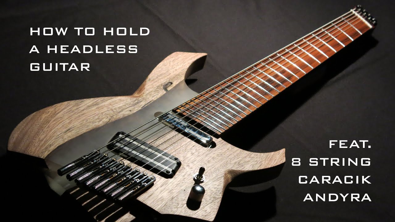 How to Hold a Headless Guitar feat. Caracik Andyra - 3 Playing Positions